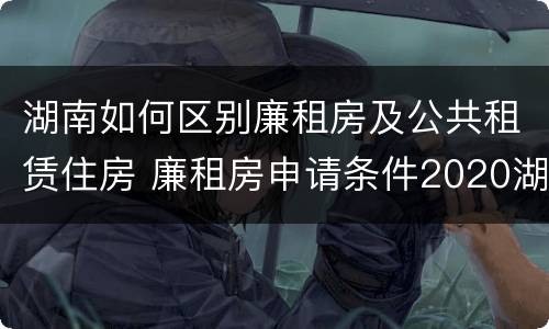 湖南如何区别廉租房及公共租赁住房 廉租房申请条件2020湖南