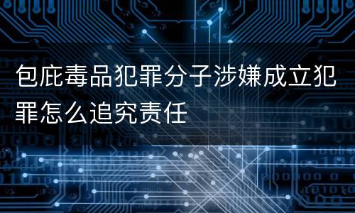 包庇毒品犯罪分子涉嫌成立犯罪怎么追究责任