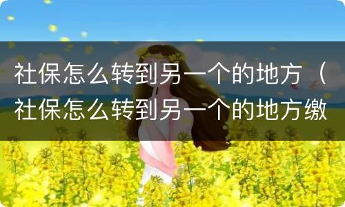 社保怎么转到另一个的地方（社保怎么转到另一个的地方缴费）