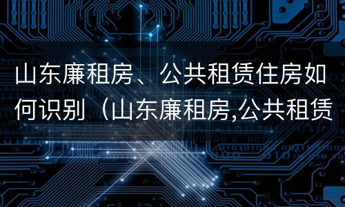 山东廉租房、公共租赁住房如何识别（山东廉租房,公共租赁住房如何识别房产证）
