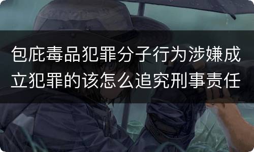 包庇毒品犯罪分子行为涉嫌成立犯罪的该怎么追究刑事责任