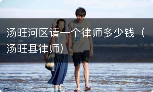 汤旺河区请一个律师多少钱（汤旺县律师）