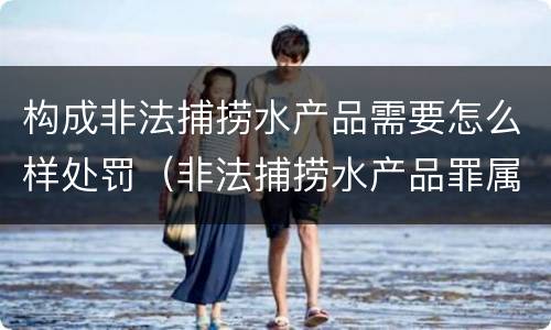 构成非法捕捞水产品需要怎么样处罚（非法捕捞水产品罪属于什么违法行为）