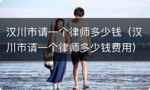 汉川市请一个律师多少钱（汉川市请一个律师多少钱费用）