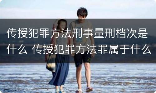 传授犯罪方法刑事量刑档次是什么 传授犯罪方法罪属于什么犯罪类型