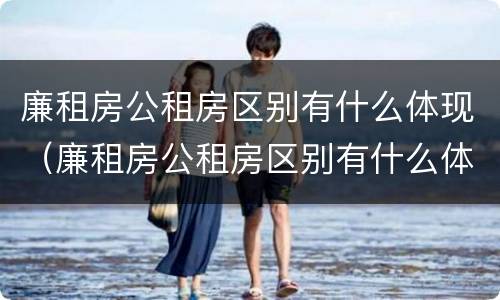 廉租房公租房区别有什么体现（廉租房公租房区别有什么体现啊）
