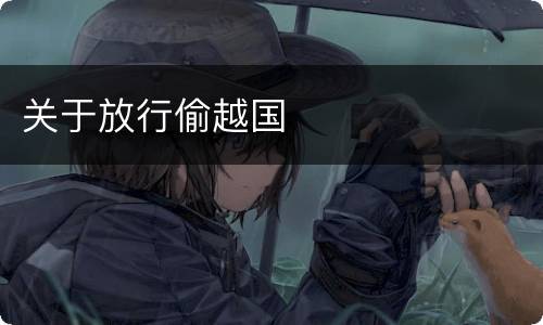 关于放行偷越国