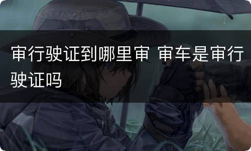 审行驶证到哪里审 审车是审行驶证吗