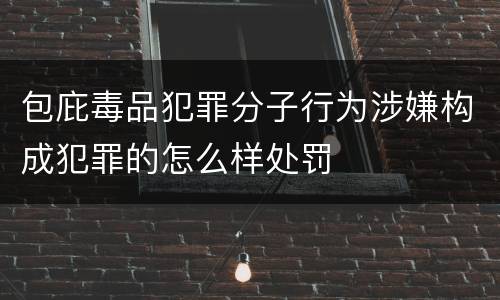 包庇毒品犯罪分子行为涉嫌构成犯罪的怎么样处罚