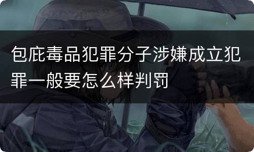 包庇毒品犯罪分子涉嫌成立犯罪一般要怎么样判罚