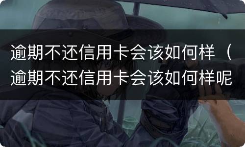 逾期不还信用卡会该如何样（逾期不还信用卡会该如何样呢）