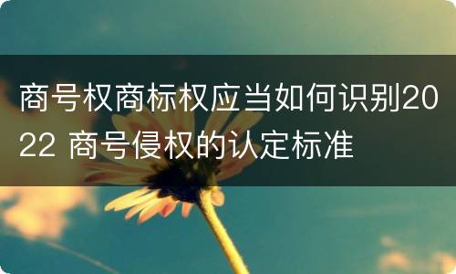 商号权商标权应当如何识别2022 商号侵权的认定标准
