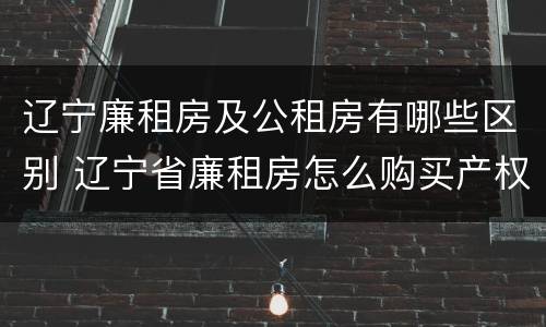 辽宁廉租房及公租房有哪些区别 辽宁省廉租房怎么购买产权