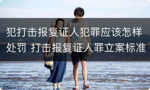 犯打击报复证人犯罪应该怎样处罚 打击报复证人罪立案标准