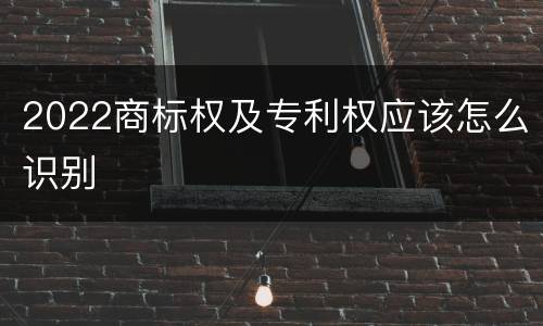 2022商标权及专利权应该怎么识别