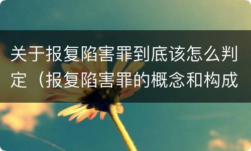 关于报复陷害罪到底该怎么判定（报复陷害罪的概念和构成特征）