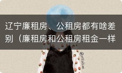 辽宁廉租房、公租房都有啥差别（廉租房和公租房租金一样吗）