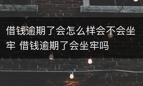 借钱逾期了会怎么样会不会坐牢 借钱逾期了会坐牢吗