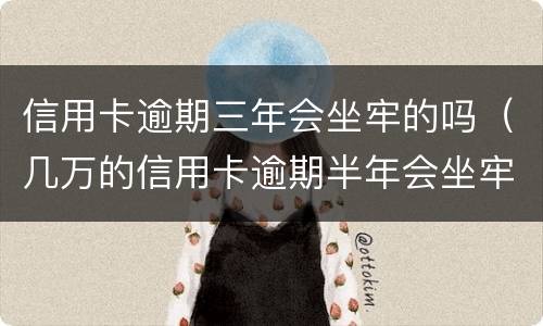 信用卡逾期三年会坐牢的吗（几万的信用卡逾期半年会坐牢吗?）