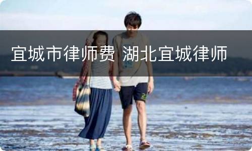 宜城市律师费 湖北宜城律师