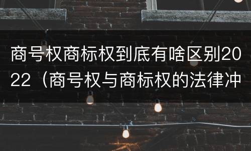 商号权商标权到底有啥区别2022（商号权与商标权的法律冲突与解决）