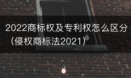 2022商标权及专利权怎么区分（侵权商标法2021）