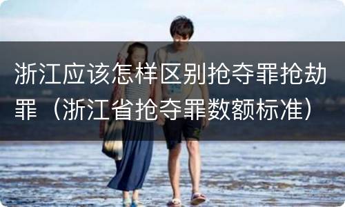 浙江应该怎样区别抢夺罪抢劫罪（浙江省抢夺罪数额标准）
