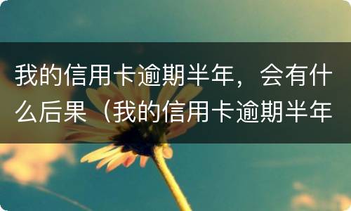 我的信用卡逾期半年，会有什么后果（我的信用卡逾期半年,会有什么后果吗）