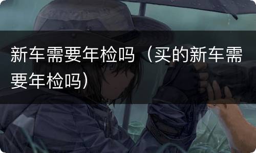 新车需要年检吗（买的新车需要年检吗）