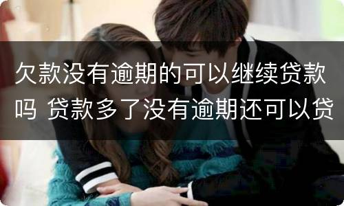 欠款没有逾期的可以继续贷款吗 贷款多了没有逾期还可以贷款吗