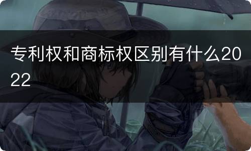 专利权和商标权区别有什么2022