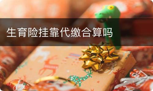 生育险挂靠代缴合算吗