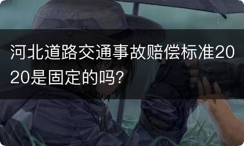 河北道路交通事故赔偿标准2020是固定的吗？