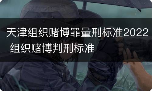 天津组织赌博罪量刑标准2022 组织赌博判刑标准