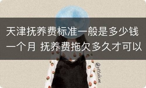 天津抚养费标准一般是多少钱一个月 抚养费拖欠多久才可以起诉