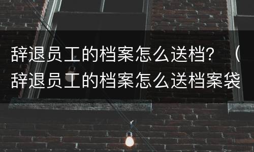 辞退员工的档案怎么送档？（辞退员工的档案怎么送档案袋）