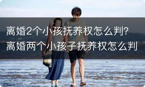 离婚2个小孩抚养权怎么判？ 离婚两个小孩子抚养权怎么判定