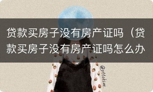 贷款买房子没有房产证吗（贷款买房子没有房产证吗怎么办）