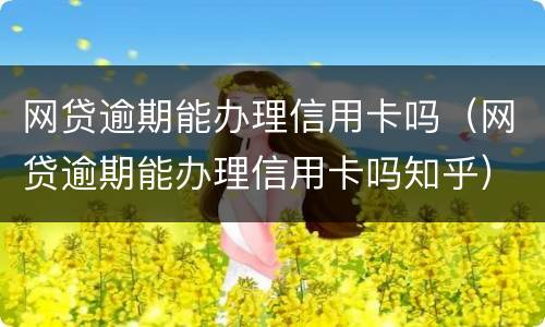 网贷逾期能办理信用卡吗（网贷逾期能办理信用卡吗知乎）