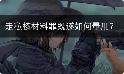 走私核材料罪既遂如何量刑?