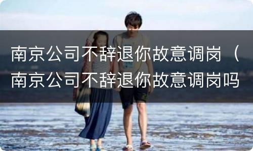 南京公司不辞退你故意调岗（南京公司不辞退你故意调岗吗）