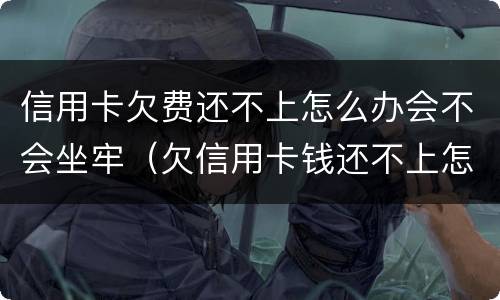 信用卡欠费还不上怎么办会不会坐牢（欠信用卡钱还不上怎么办会坐牢吗）