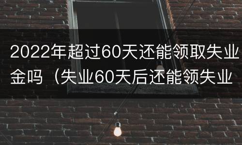 2022年超过60天还能领取失业金吗（失业60天后还能领失业金吗）