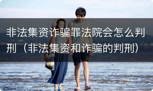 非法集资诈骗罪法院会怎么判刑（非法集资和诈骗的判刑）