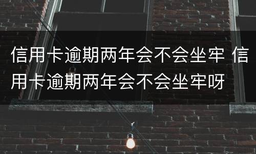 信用卡逾期两年会不会坐牢 信用卡逾期两年会不会坐牢呀