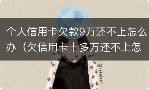 个人信用卡欠款9万还不上怎么办（欠信用卡十多万还不上怎么办）