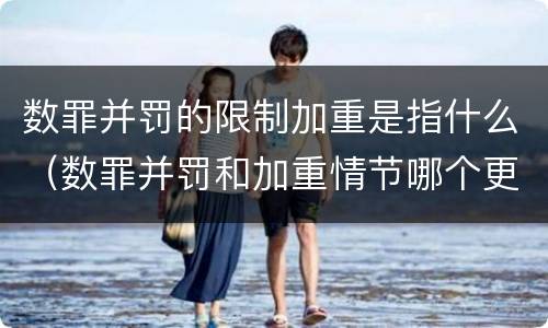 数罪并罚的限制加重是指什么（数罪并罚和加重情节哪个更重）