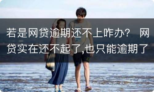 若是网贷逾期还不上咋办？ 网贷实在还不起了,也只能逾期了