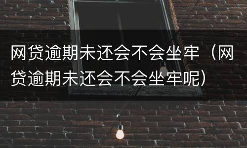 网贷逾期未还会不会坐牢（网贷逾期未还会不会坐牢呢）
