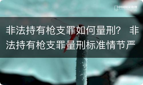 非法持有枪支罪如何量刑？ 非法持有枪支罪量刑标准情节严重